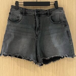 Women's Black Denim Shorts